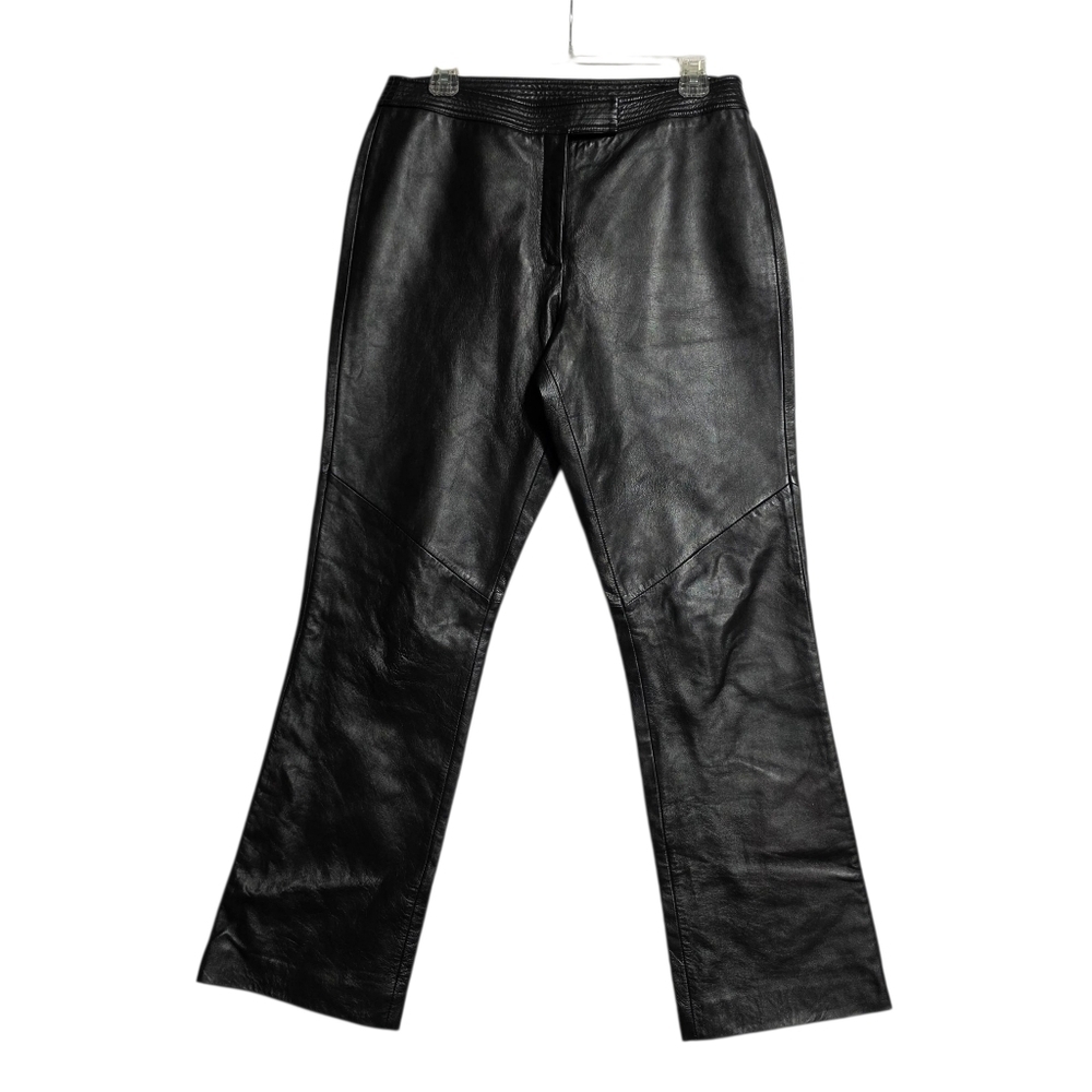 VINTAGE MARGARET GODFREY GENUINE LEATHER PANTS SZ 10